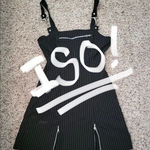 ISO ** goth emo vintage 90s pinstripe lip service tripp nyc hot topic dress